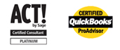 ACT! Platinum Certified Consultant | Quickbooks Certified ProAdvisor